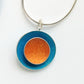 CD30 Small double concave disc pendant