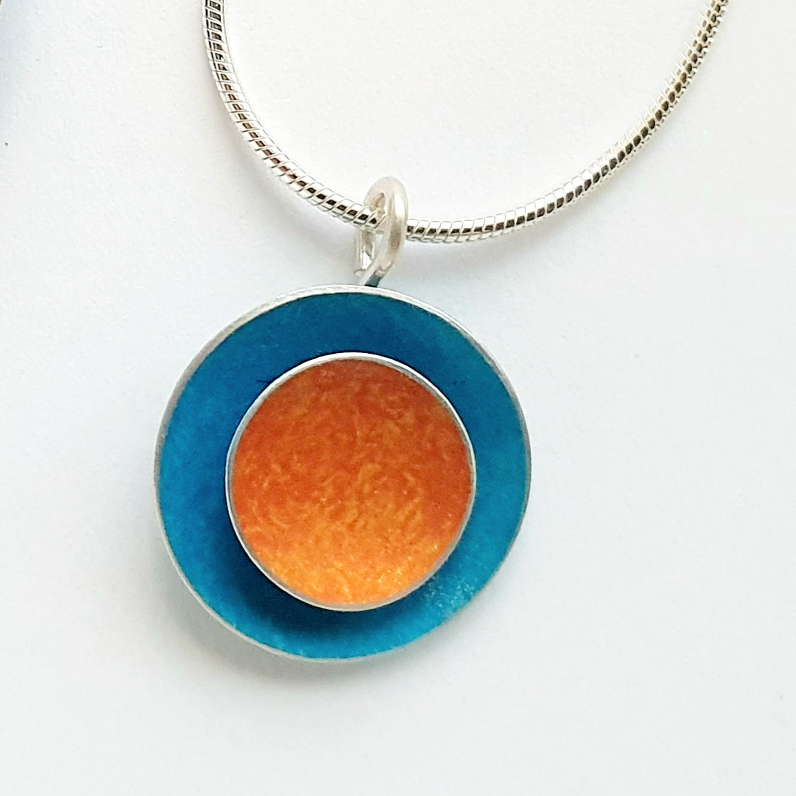 CD30 Small double concave disc pendant