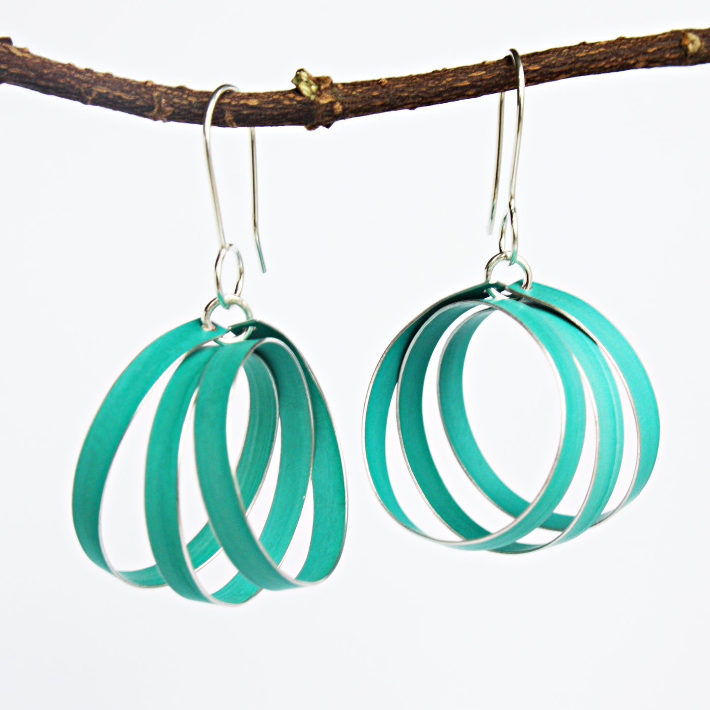 LP7 Triple Spiral Drop Earrings