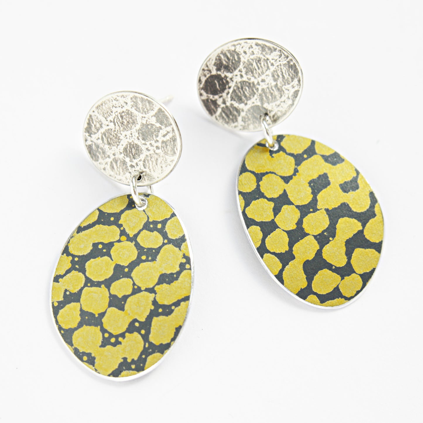 TS3 Stud And Spotty Oval Earrings