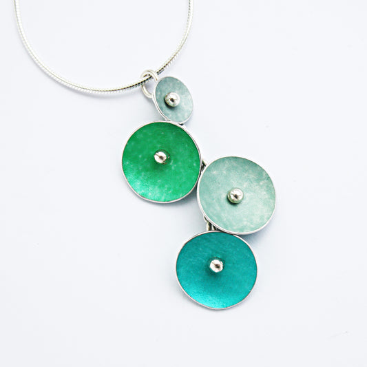 CD12 Four concave discs pendant