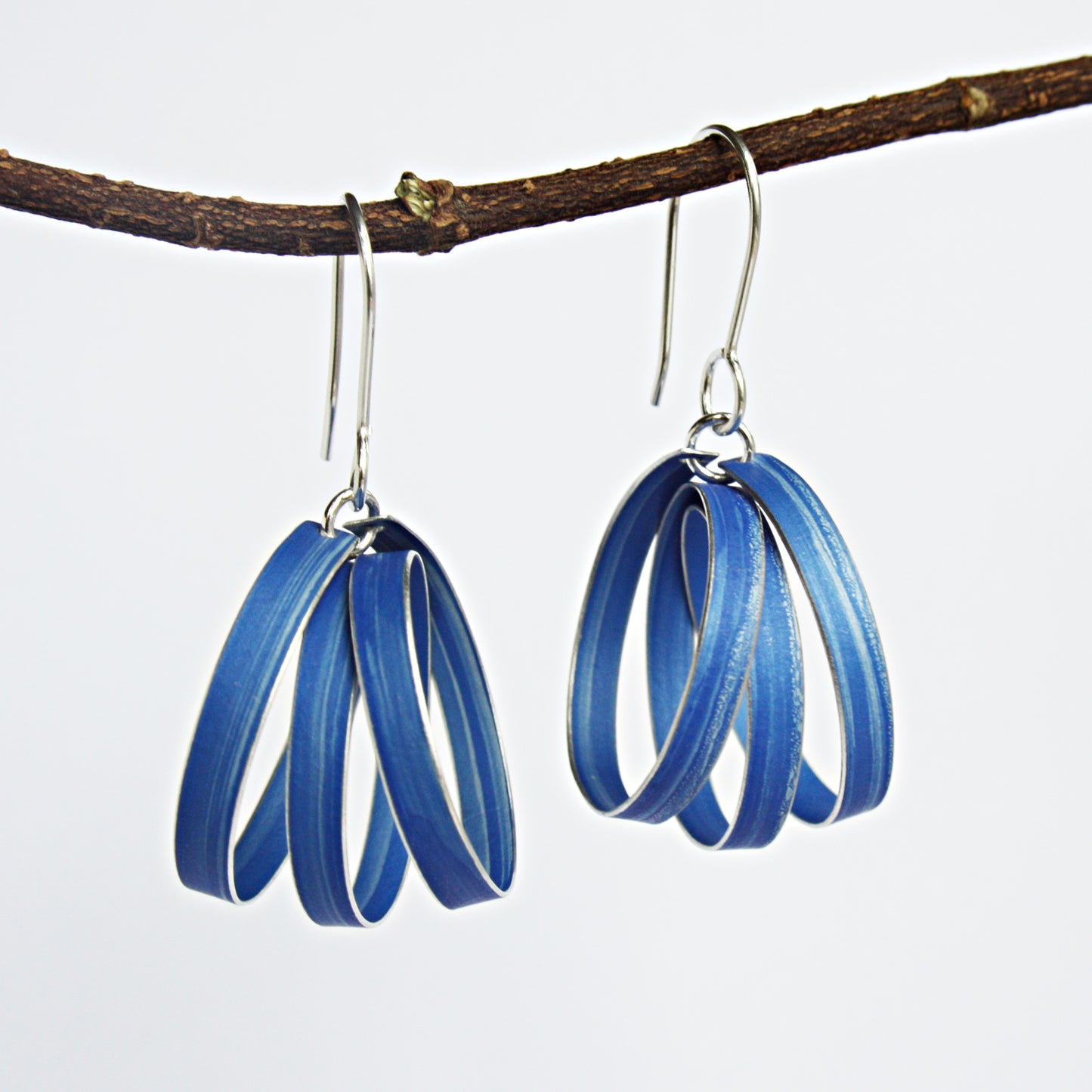 LP7 Triple Spiral Drop Earrings