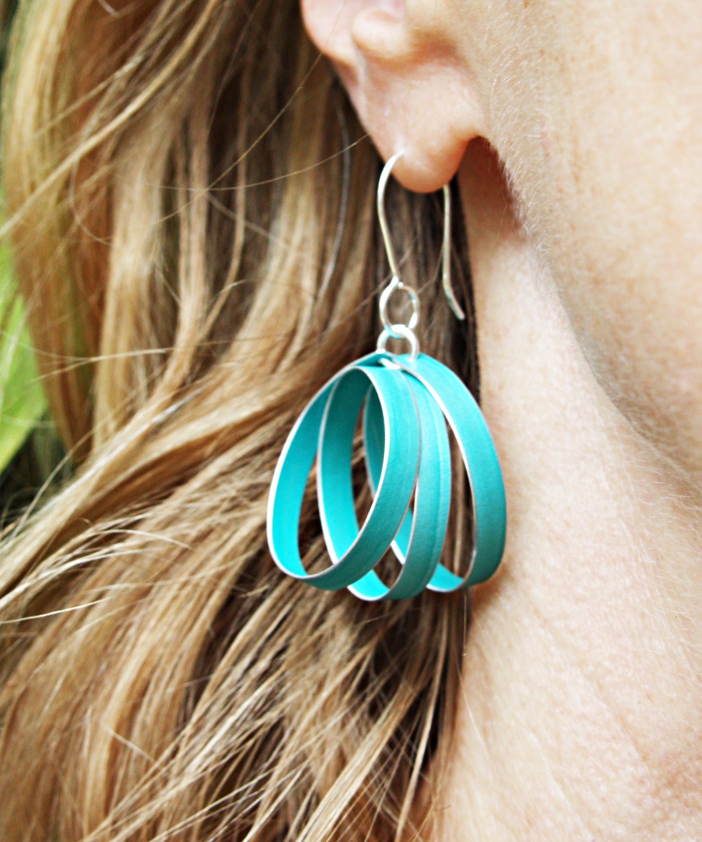 LP7 Triple Spiral Drop Earrings