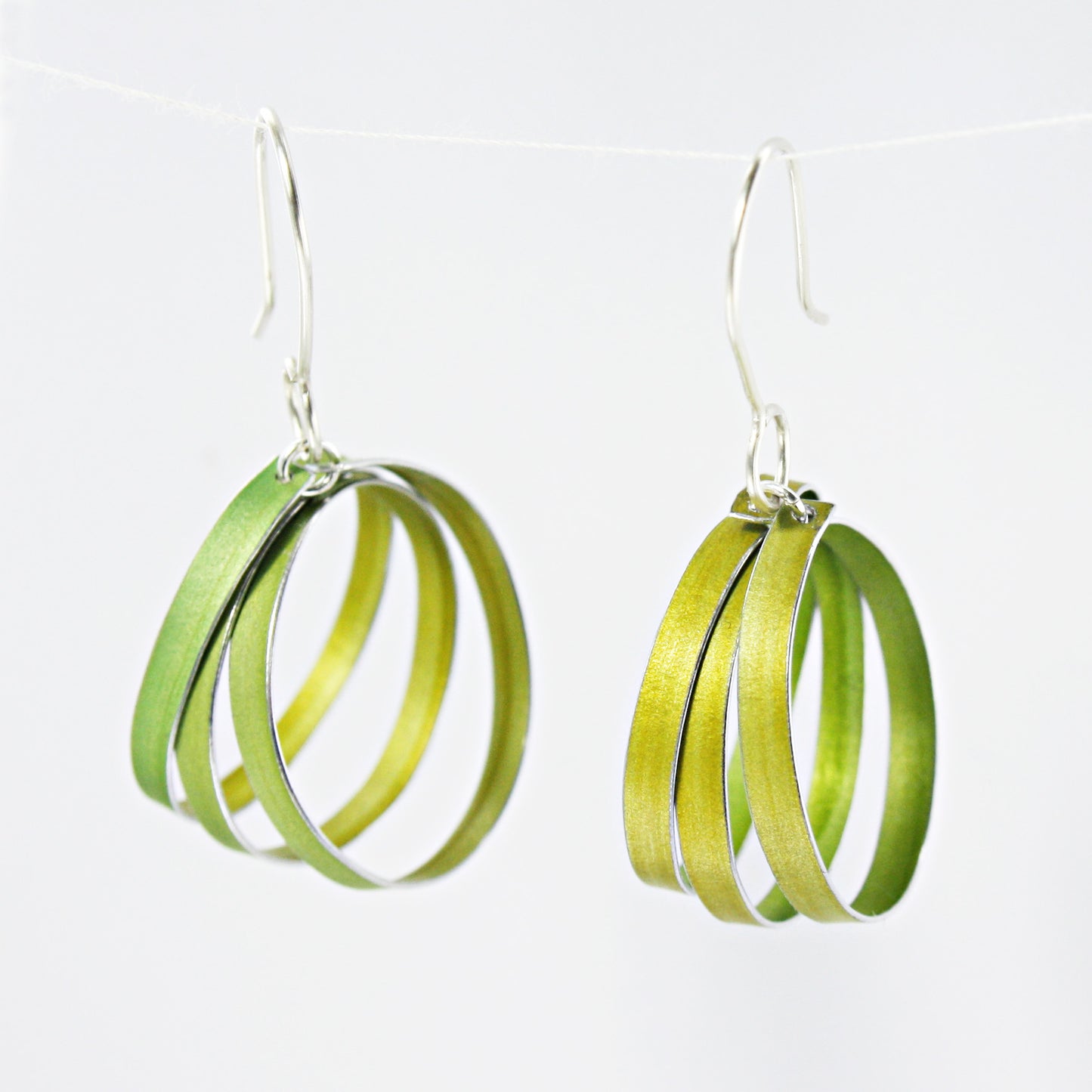 LP7 Triple Spiral Drop Earrings