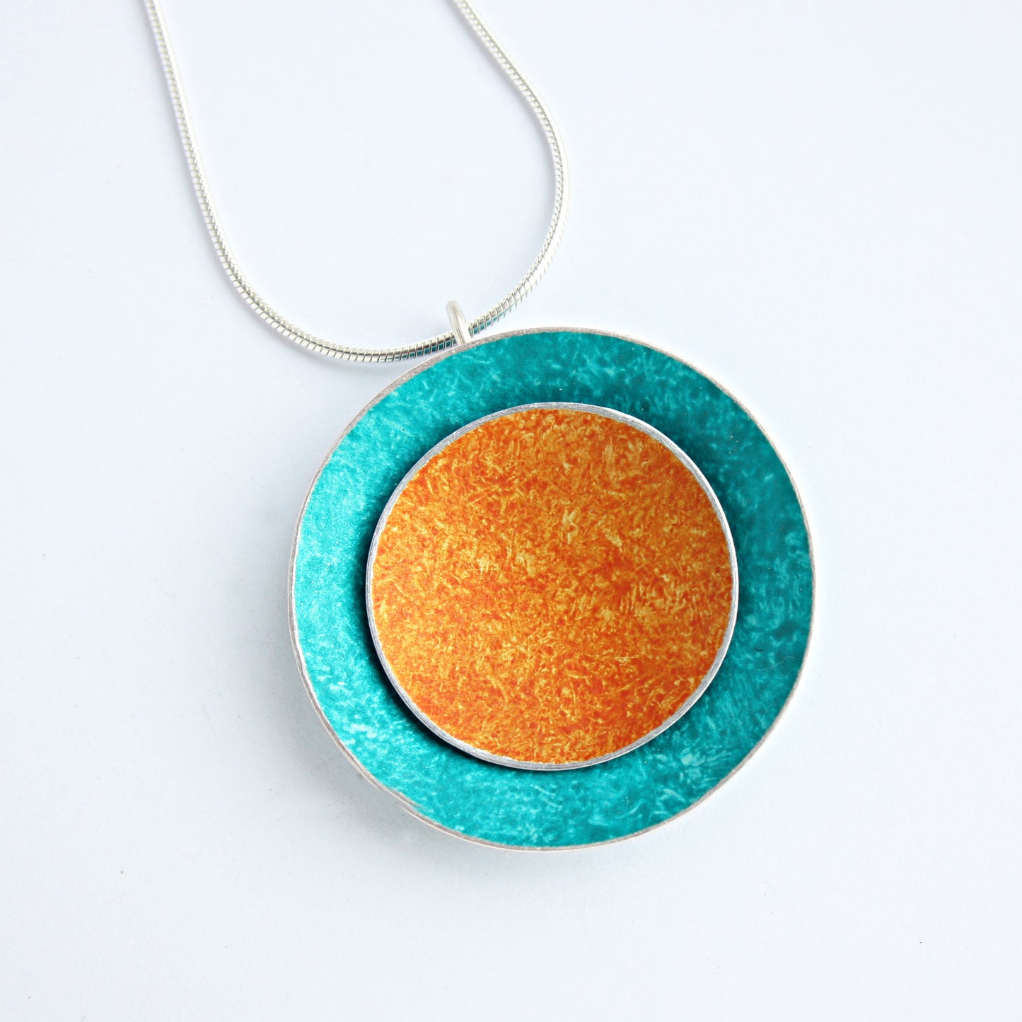CD26 Medium Double Concave Disc Pendant