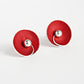 SP1 Spiral disc stud earrings