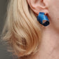 LP24 Wide coil stud earrings
