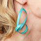 SL30 Large jade ribbon drop earrings